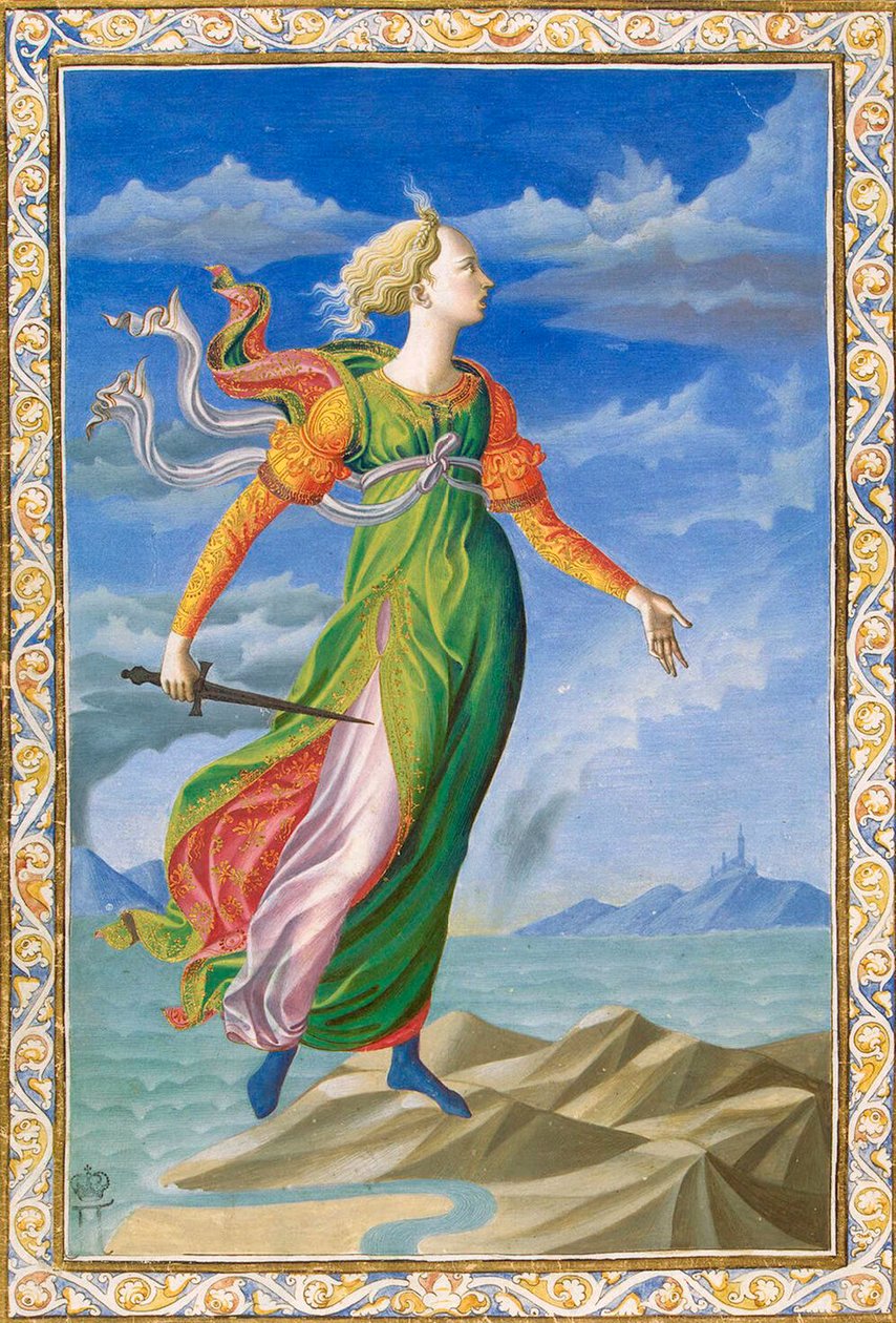 Alegorie Kartága, c1448. od Francesco di Stefano Pesellino