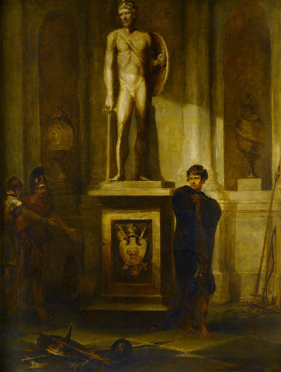 Scéna z Coriolanus, 1797 od Sir Peter Francis Bourgeois