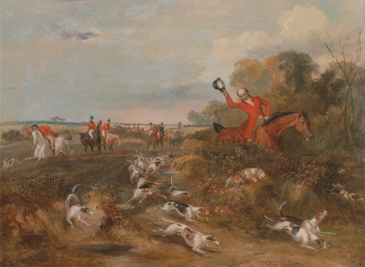 Bakalářský sál- Capping on Hounds od Francis Calcraft Turner