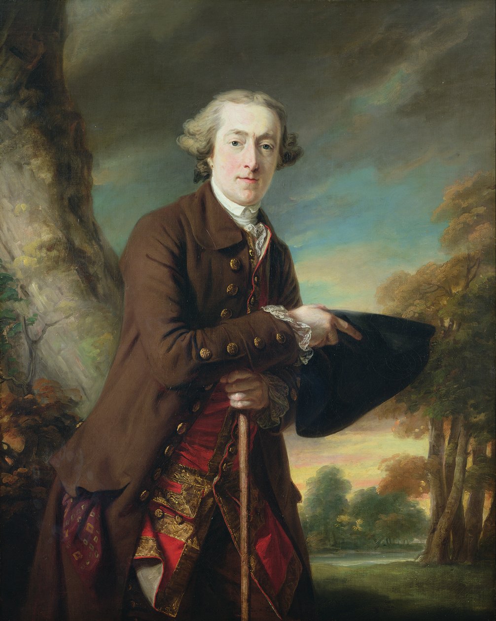Portrét Charlese Colmorea, kolem 1760-65 od Francis Cotes