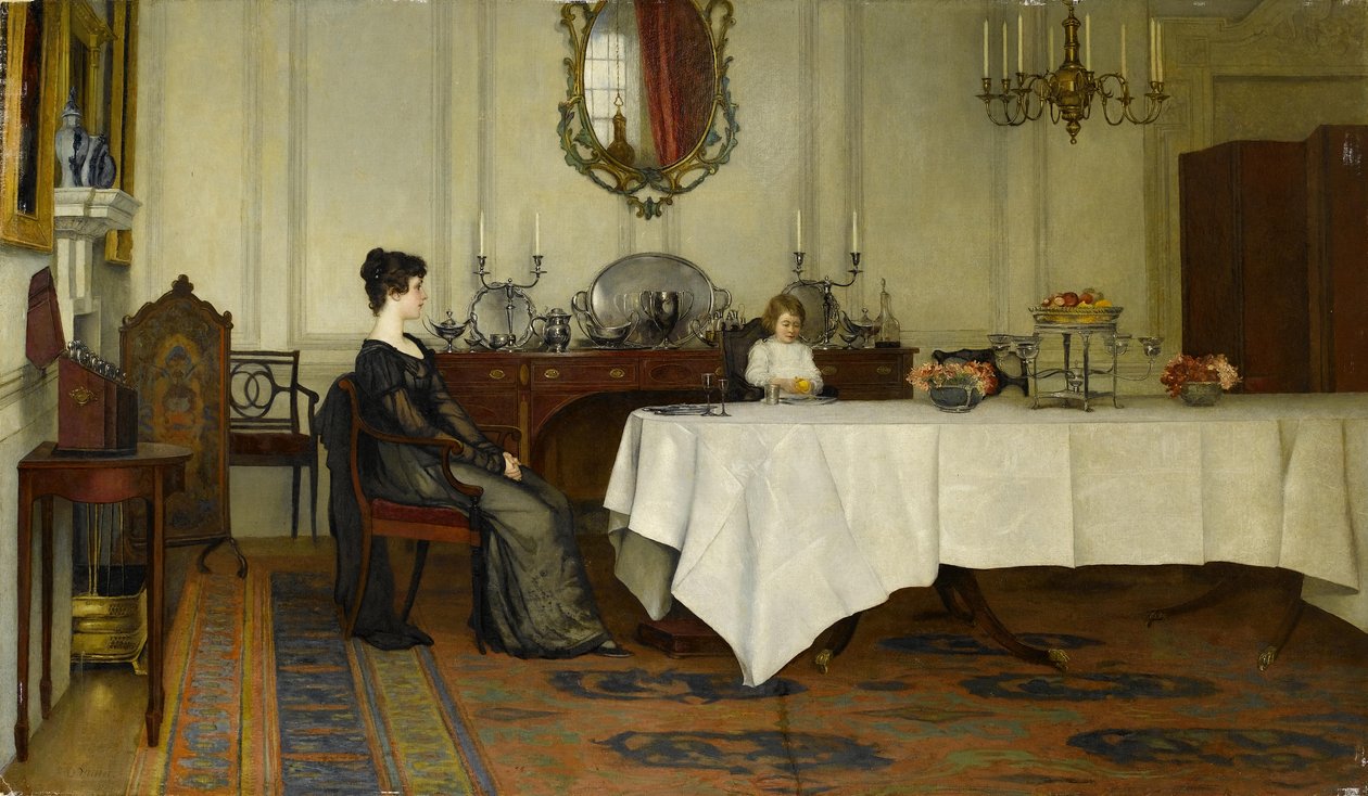 Vdova od Francis Davis Millet