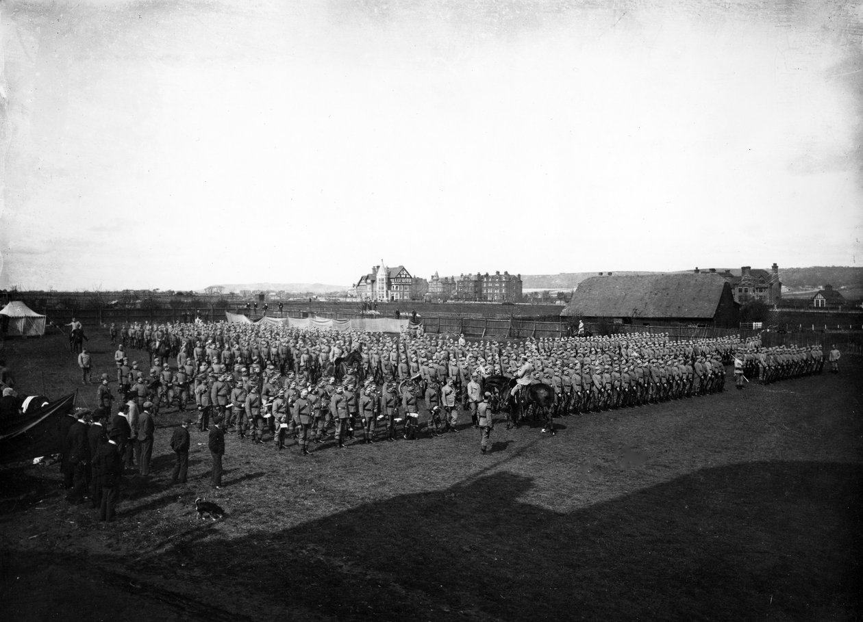 The Queens Westminster Rifle Volunteers (13. Middlesex), kolem 90. let 19. století od Francis G. O. Stuart