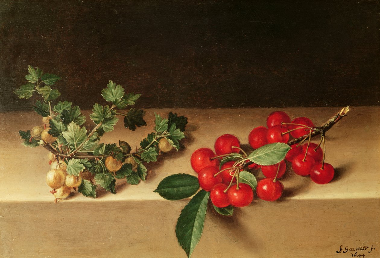 Ovoce na stole, 1644 od Francis Garnier