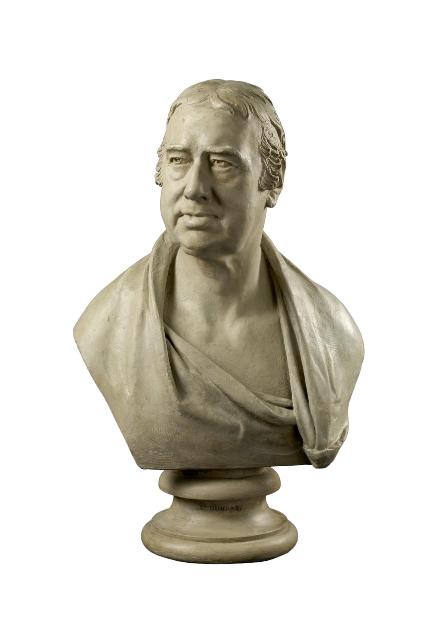 Busta Thomase Dundase, 1. barona Dundase z Aske (1741-1820), 1819 - 1820 (sádra) od Francis Legatt Chantrey