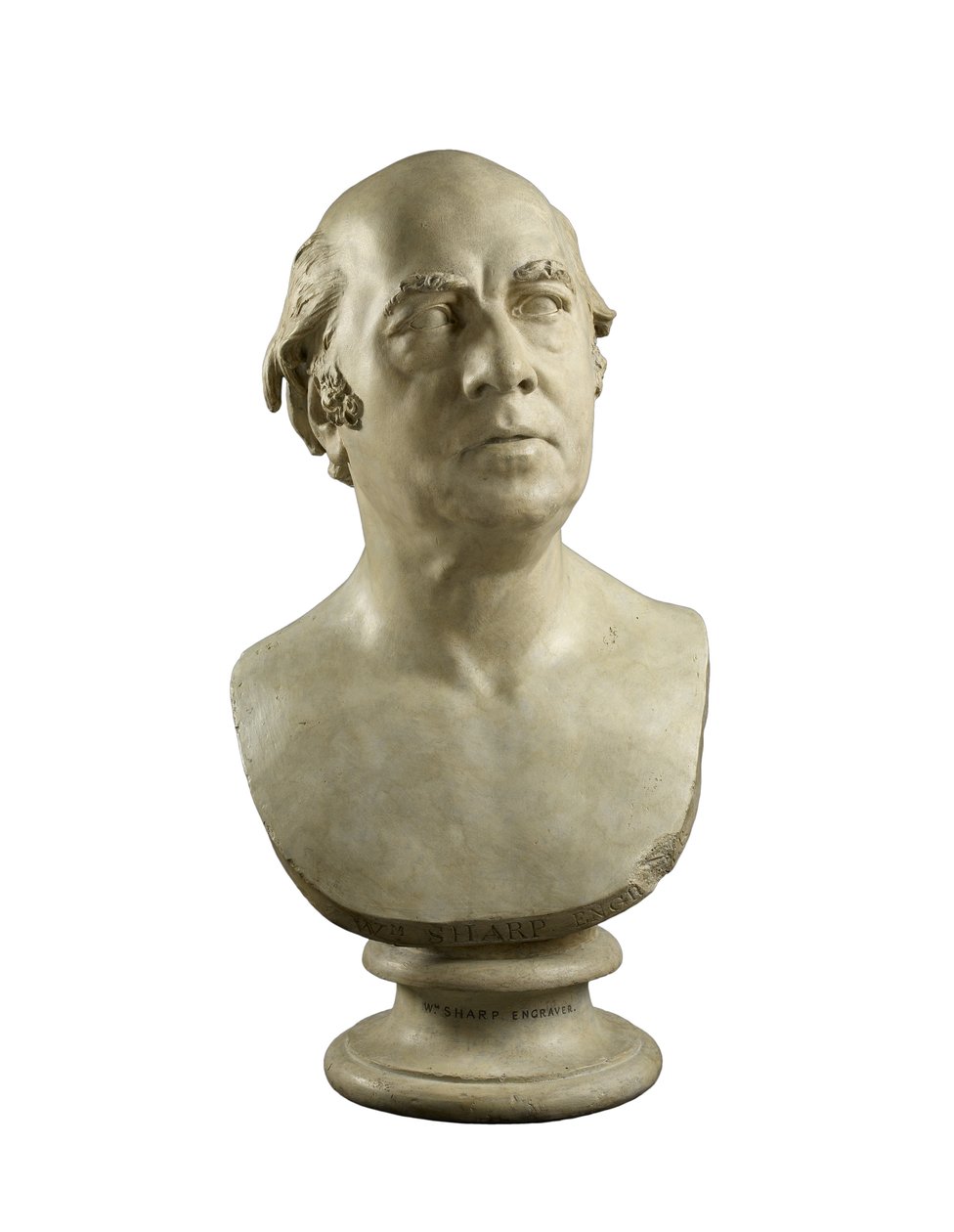 Busta Williama Sharpa, 1813 (sádra) od Francis Legatt Chantrey