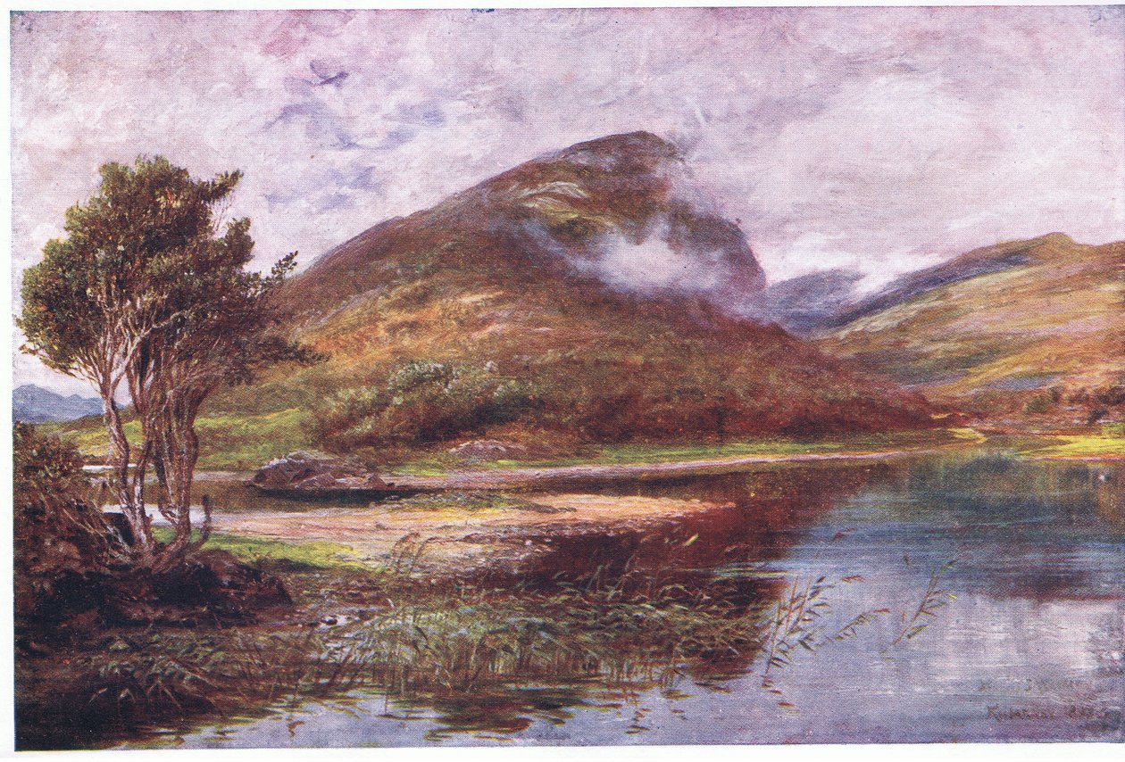 Orlí hnízdo, Killarney, z Peeps at Many Lands: Ireland vydané Adams & Charles, 1909 od Francis S. Walker