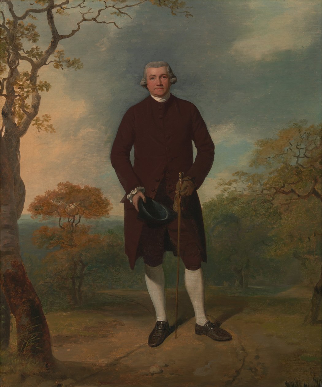 Portrét muže jménem George Basil Woodd od Francis Wheatley