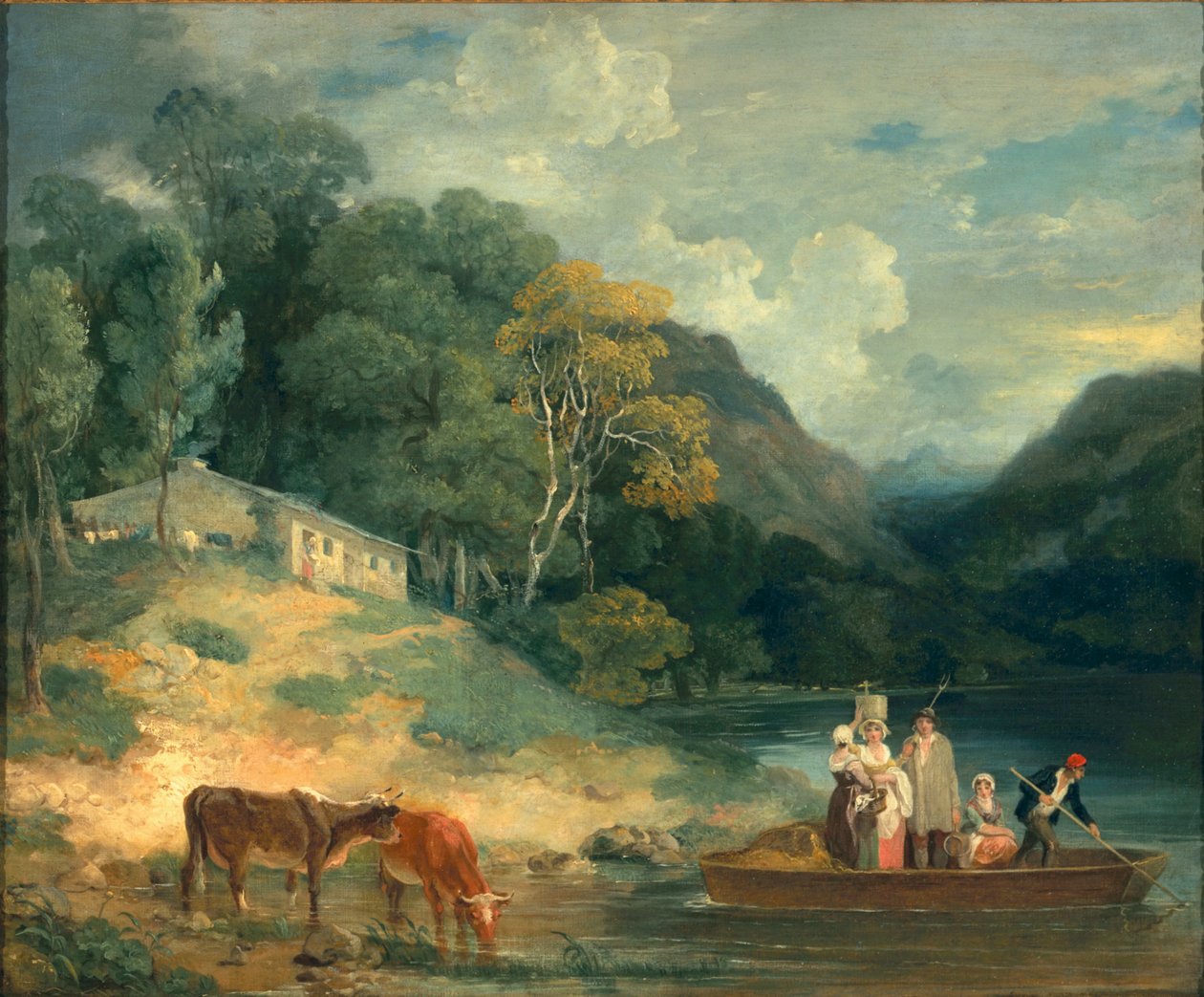 Přívoz, asi 1790 od Francis Wheatley