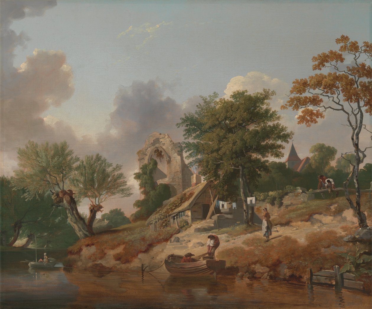 Pohled na Medway od Francis Wheatley