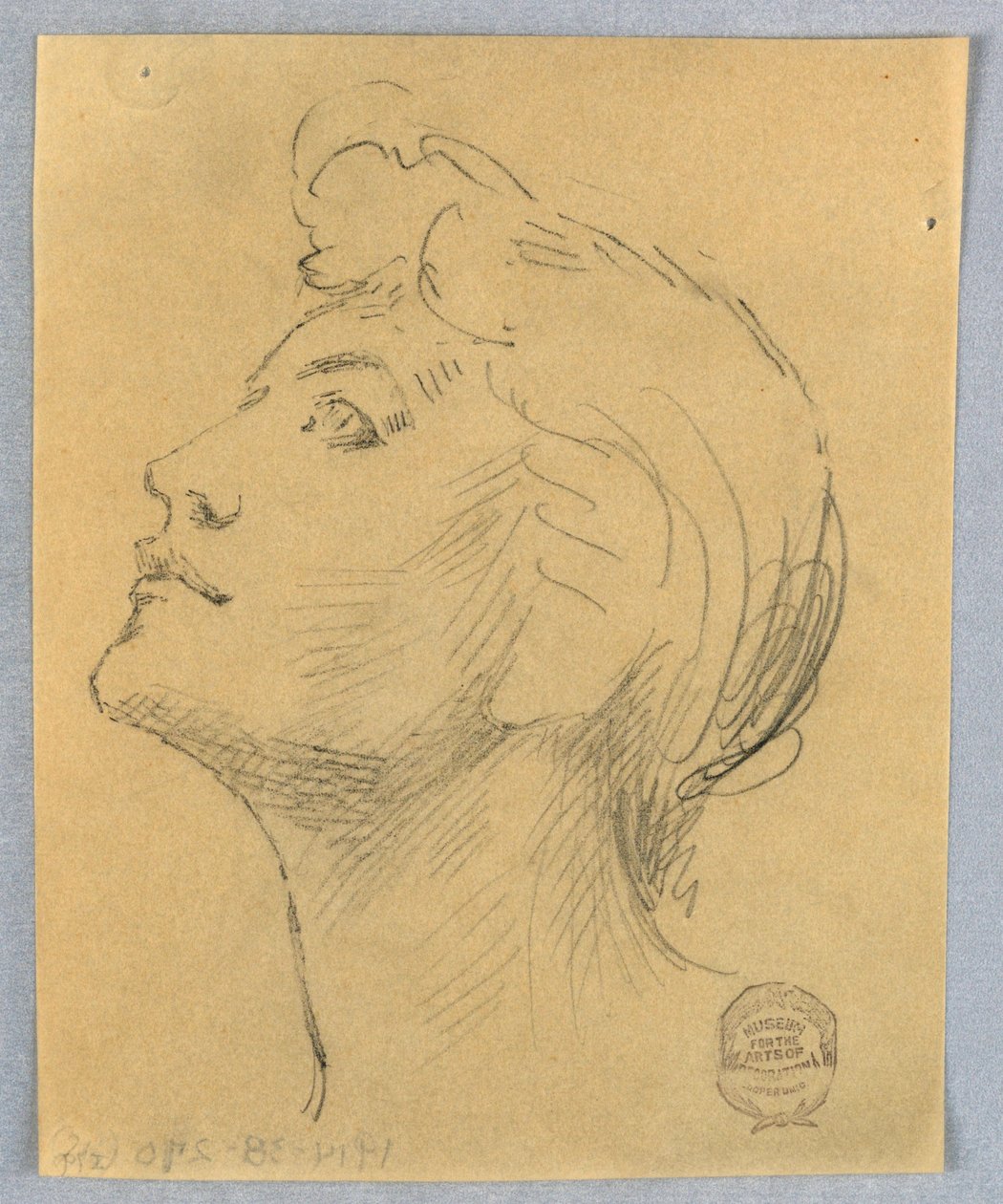 Hlava ženy od Francis Augustus Lathrop