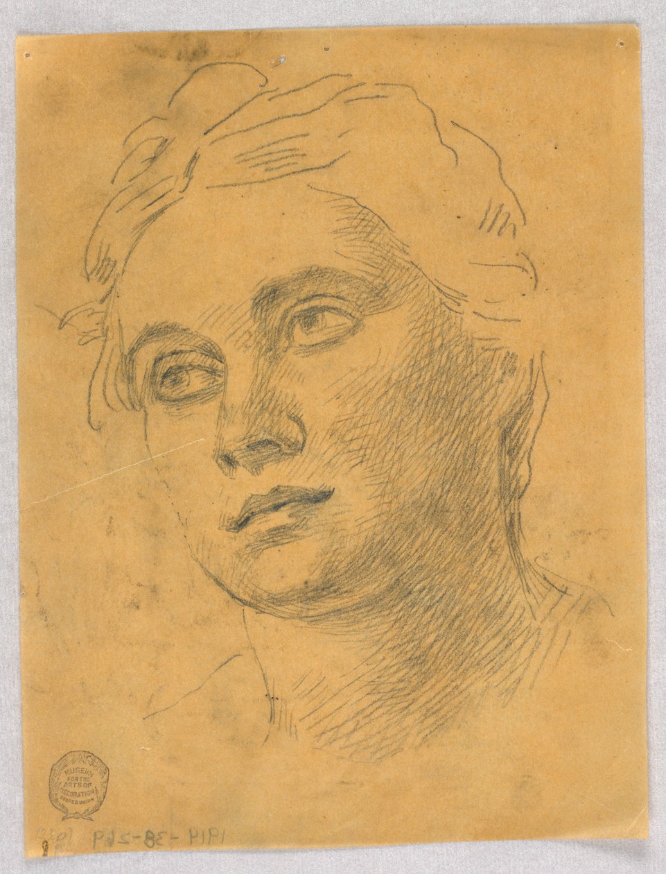 Hlava ženy od Francis Augustus Lathrop