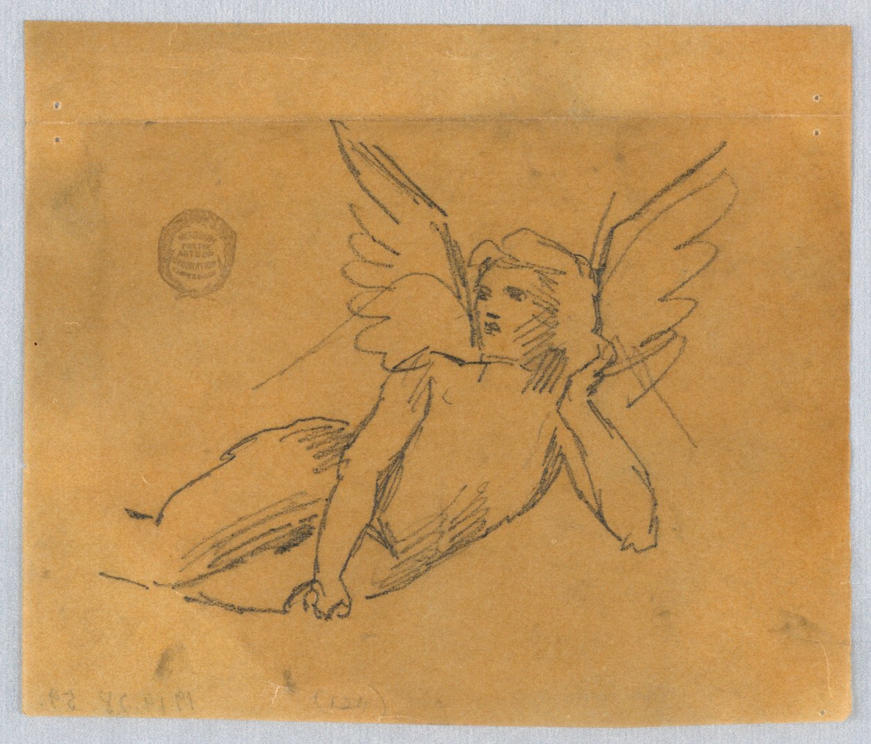 Skica pro Putto od Francis Augustus Lathrop