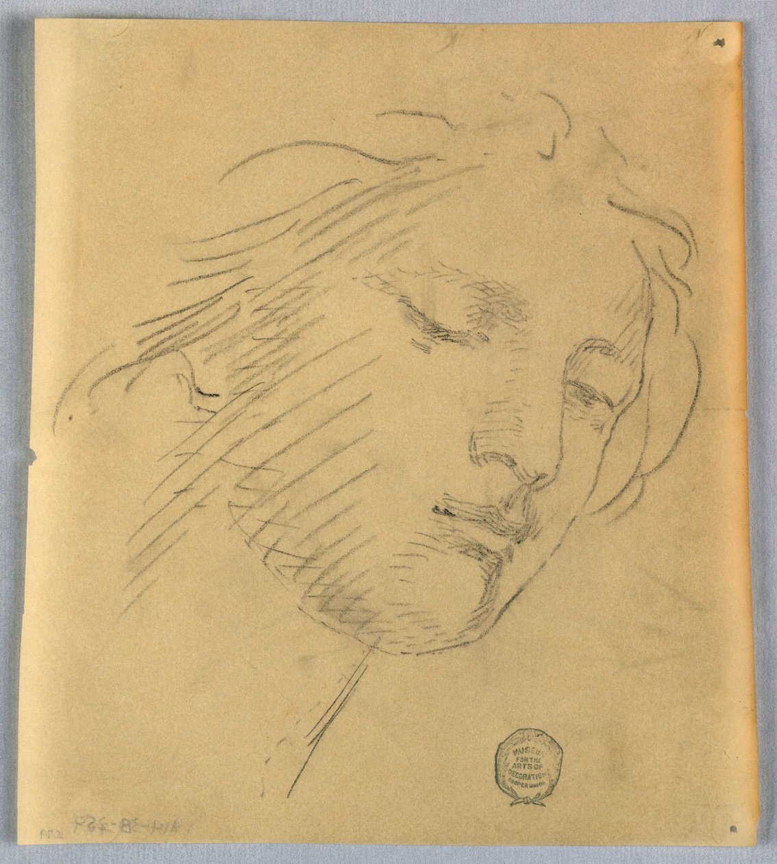Náčrt ženské tváře od Francis Augustus Lathrop