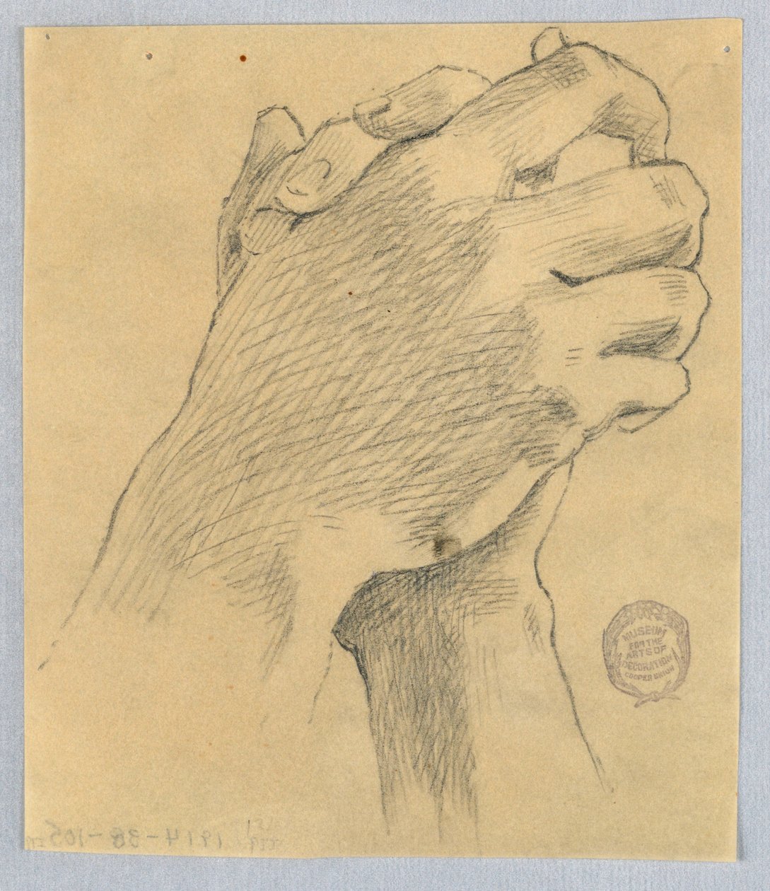 Studie sepjatých rukou od Francis Augustus Lathrop