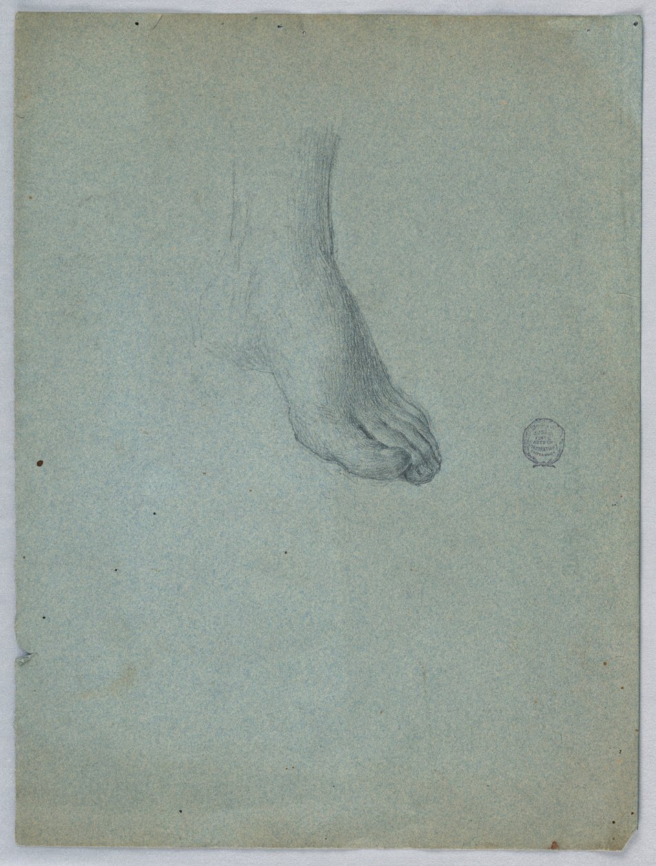 Studium levé nohy od Francis Augustus Lathrop
