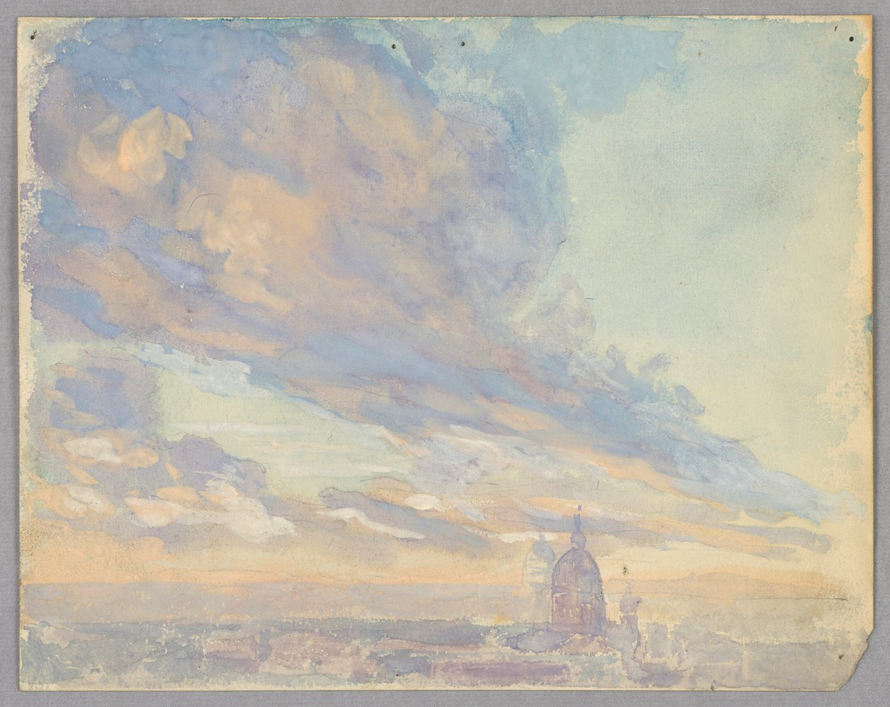 Studie mraků, Řím, Itálie od Francis Augustus Lathrop