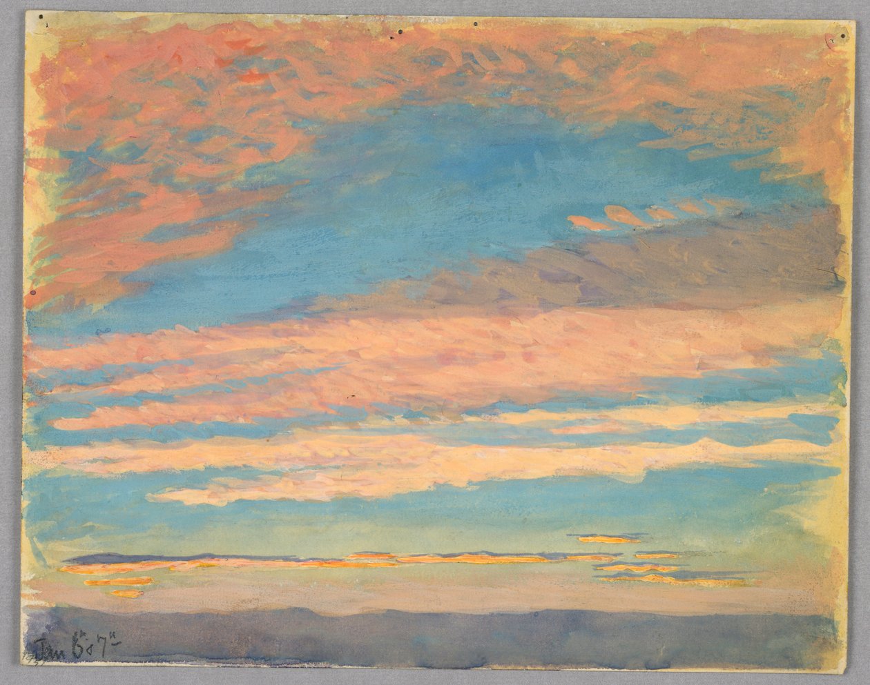 Studie mraků, Řím, Itálie od Francis Augustus Lathrop