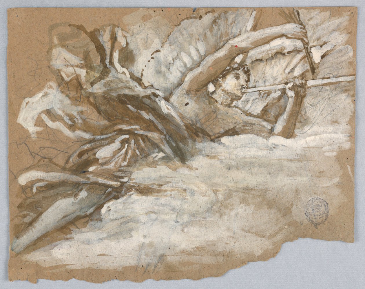 Troubící anděl od Francis Augustus Lathrop