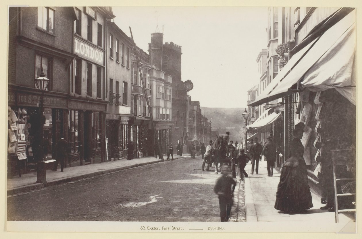 33. Exeter, Fore Street, 186094. od Francis Bedford