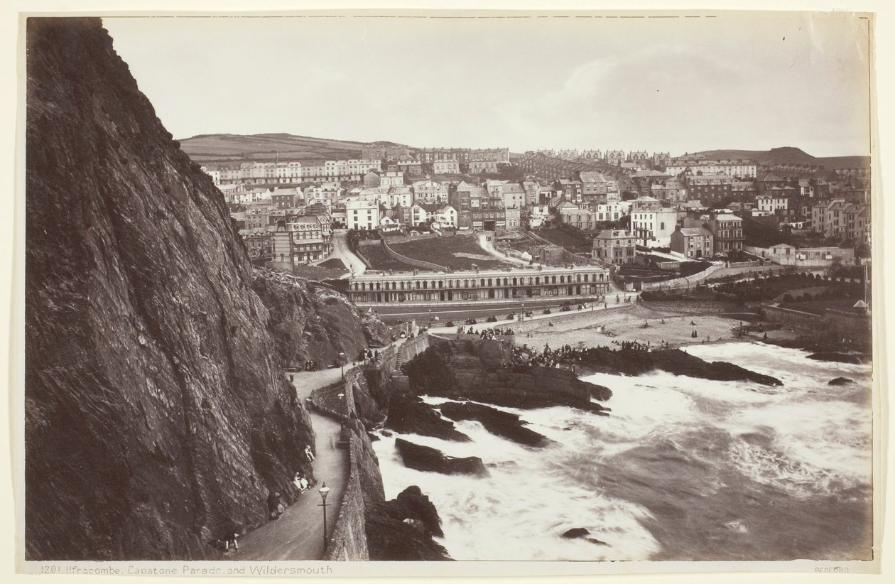 Ilfracombe, Capstone Parade a Wildersmouth od Francis Bedford