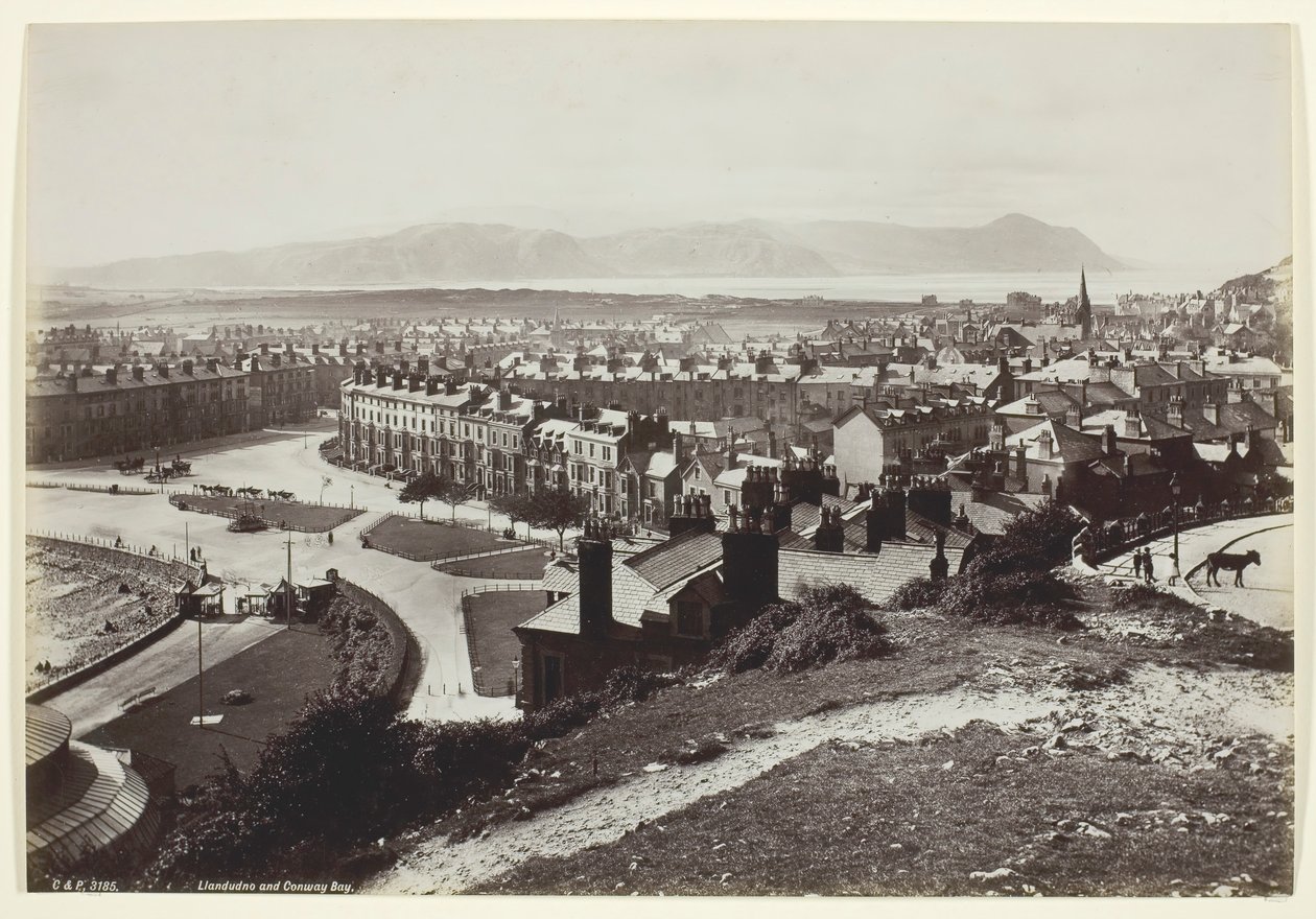 Llandudno a Conway Bay, 186094. od Francis Bedford