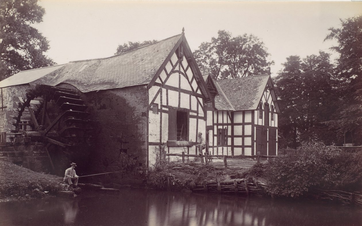 Wrexham, Rossett Mill, 70. léta 19. století. od Francis Bedford