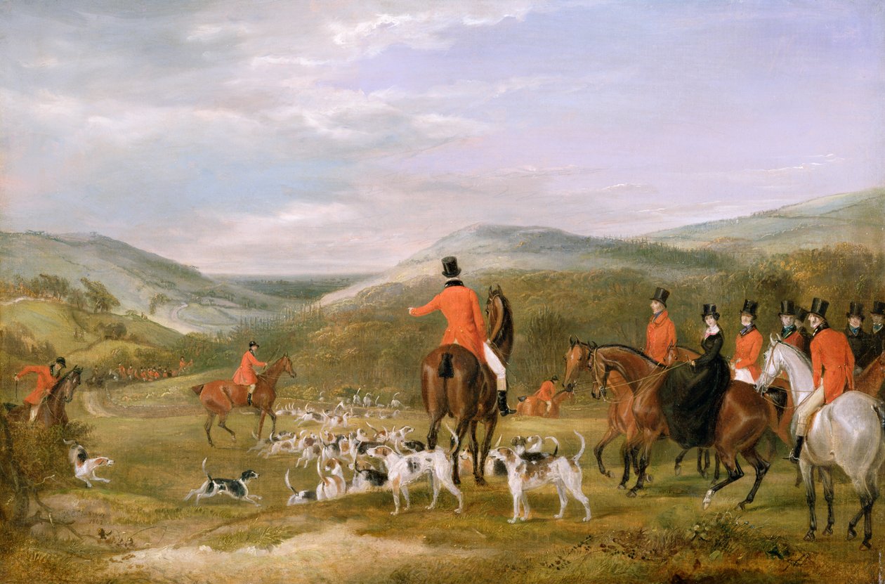 The Berkeley Hunt, 1842: The Meet od Francis Calcraft Turner