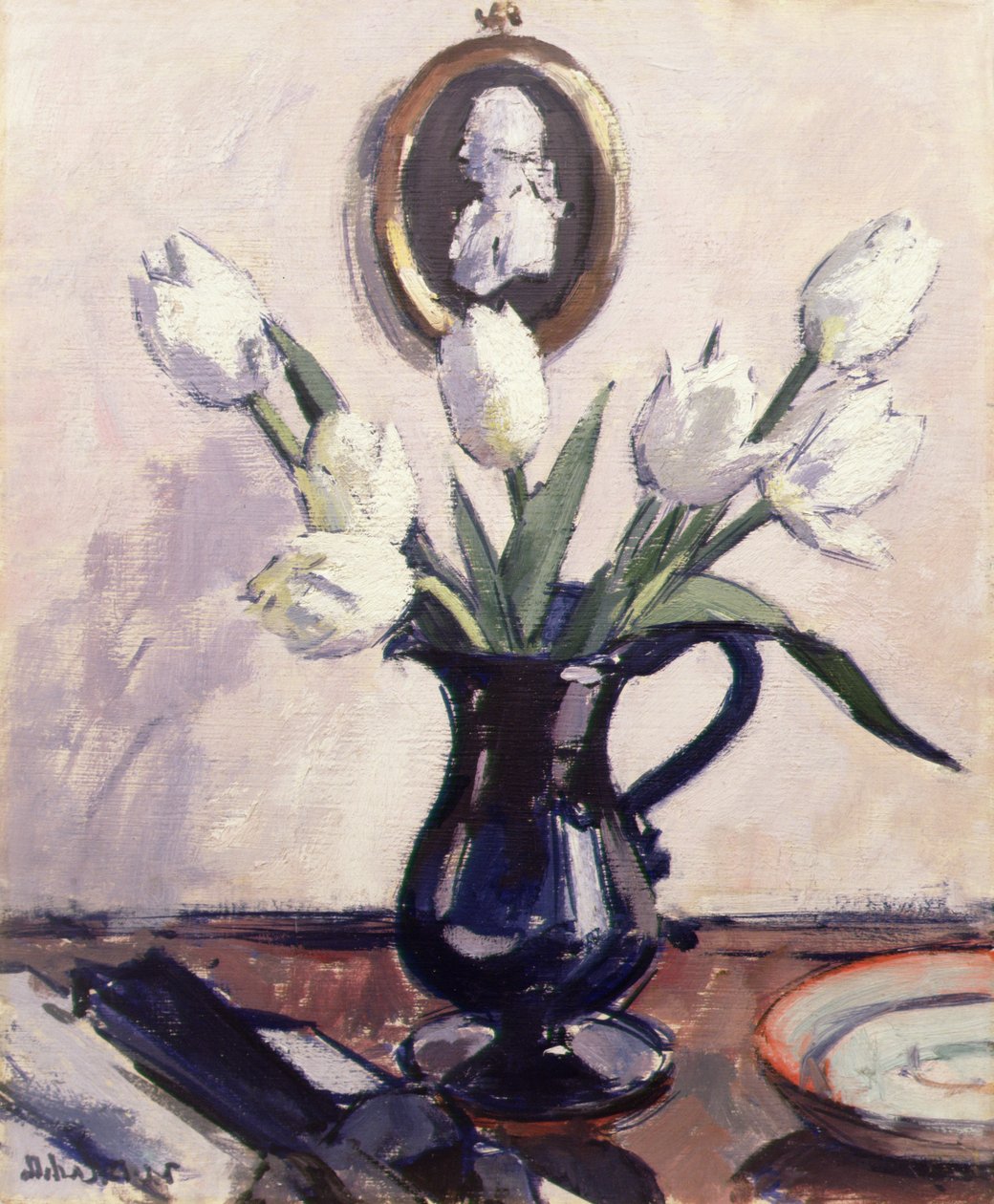 Tulipány, kolem roku 1920 (olej na panelu) od Francis Campbell Boileau Cadell