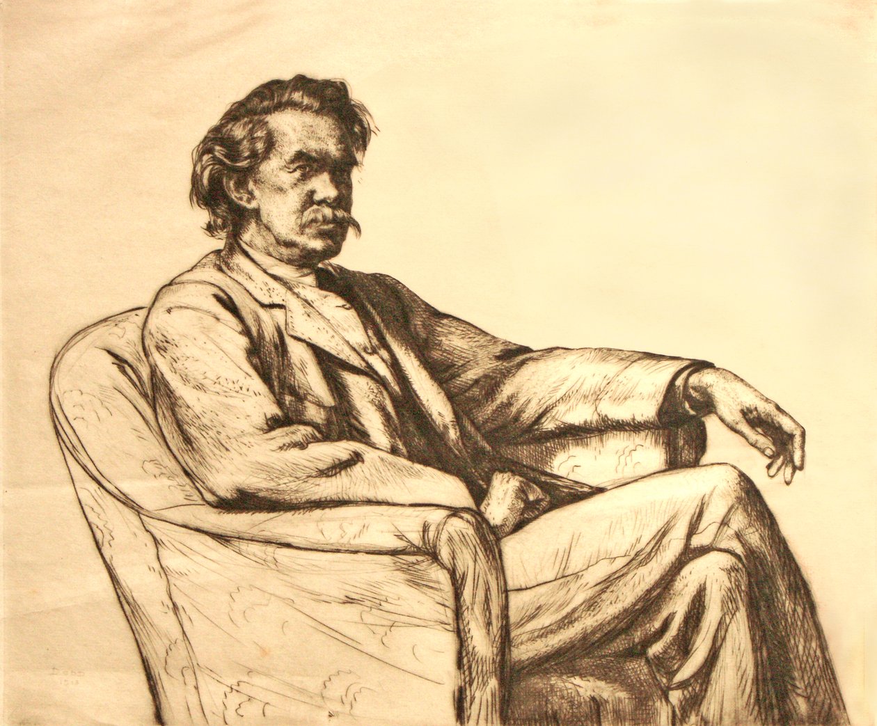 Portrét muže od Francis Dodd