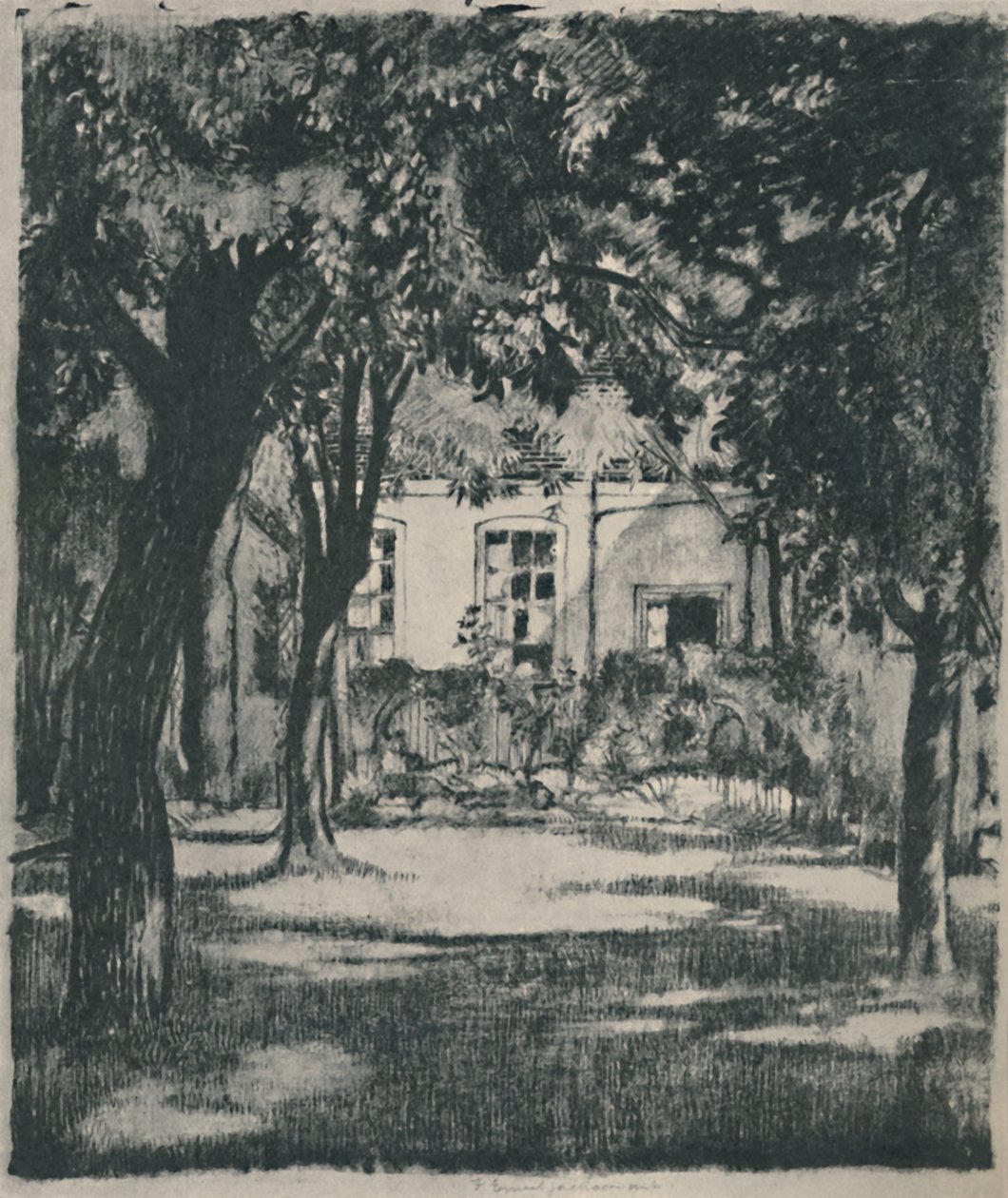 "Zahrada", 1919 od Francis Ernest Jackson