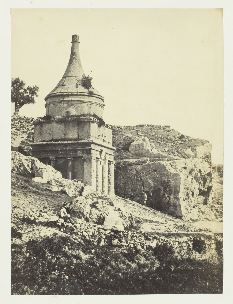 Absalomova hrobka, Jeruzalém, 1857. od Francis Frith