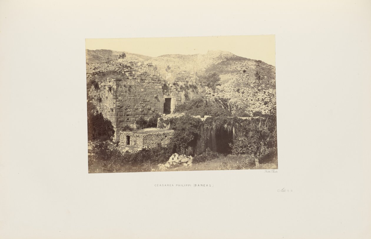 Ceasarea [sic] Philippi (Baneas) od Francis Frith