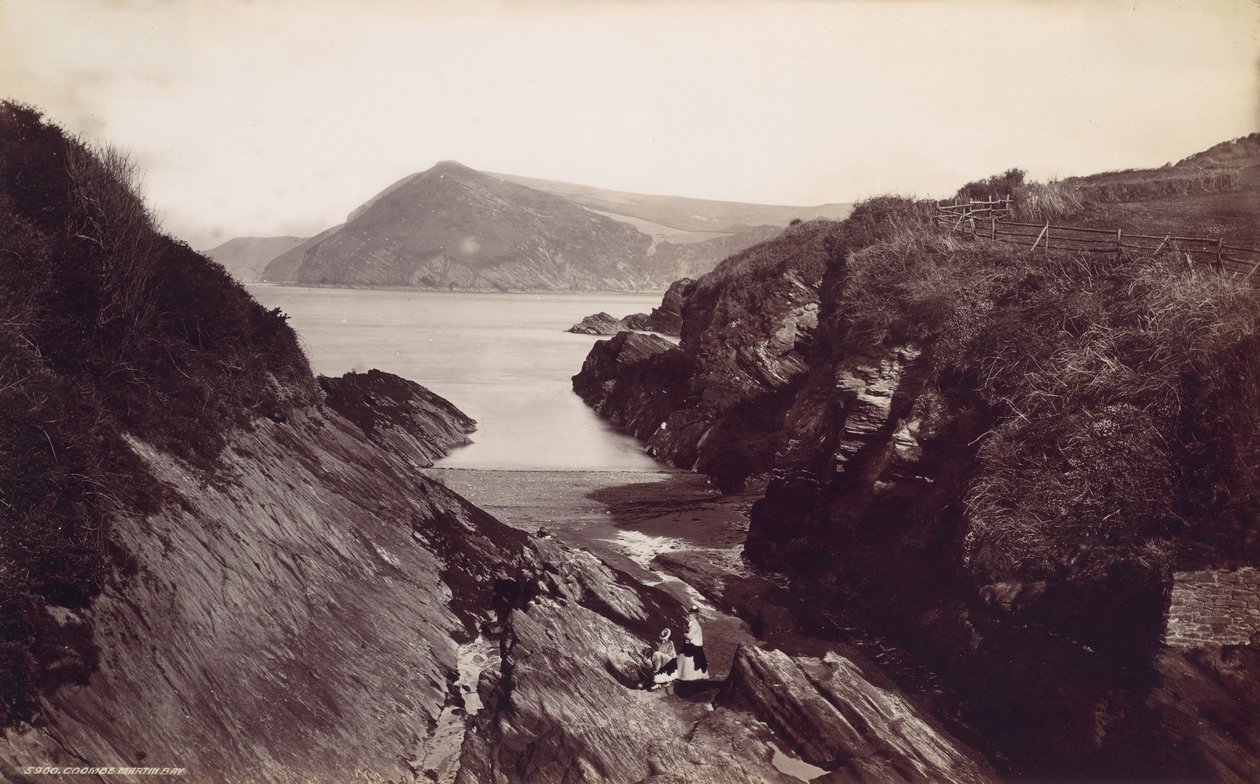 Combe Martin Bay, 70. léta 19. století. od Francis Frith