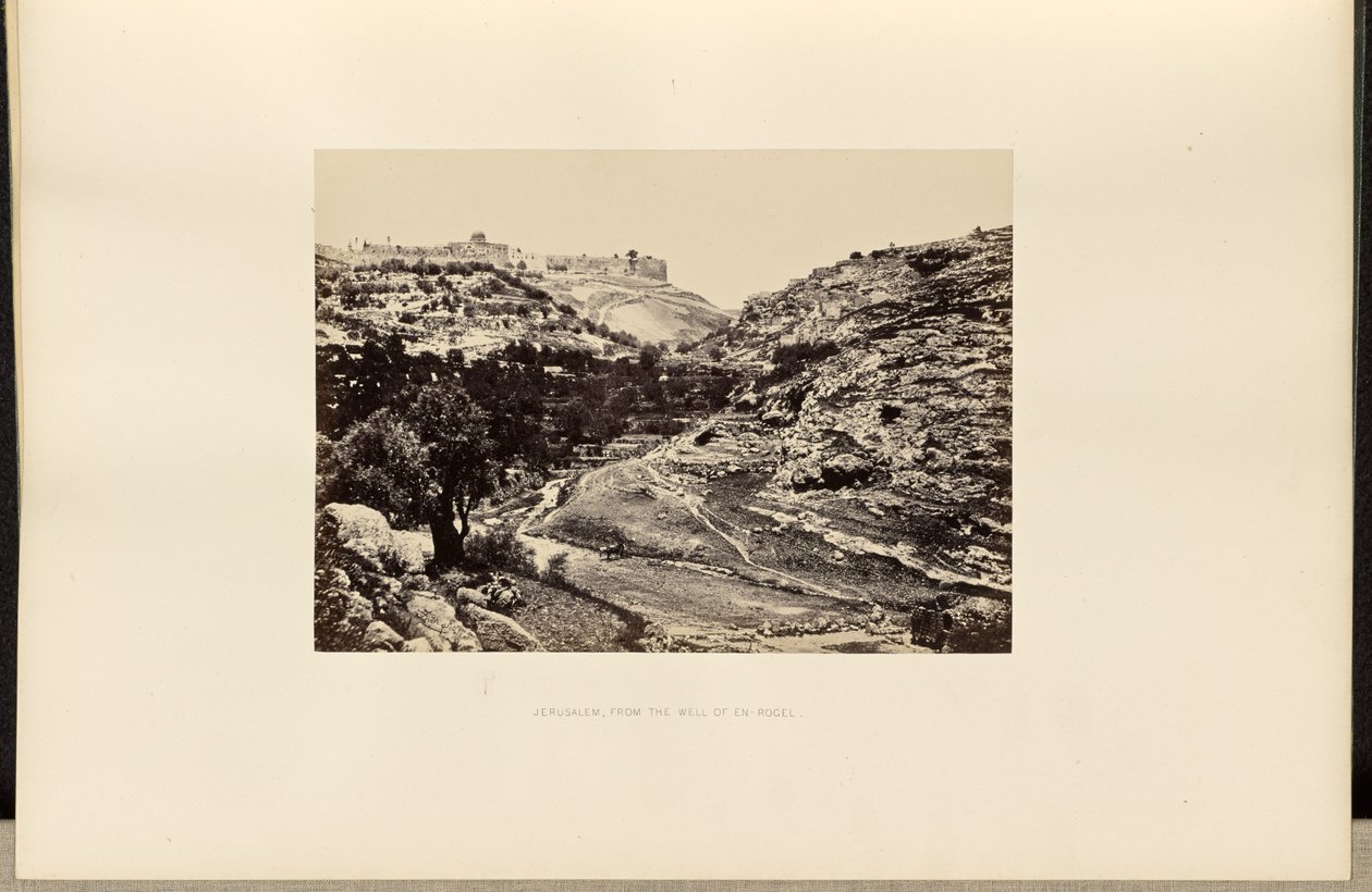 Jeruzalém od studny En-Rogel od Francis Frith