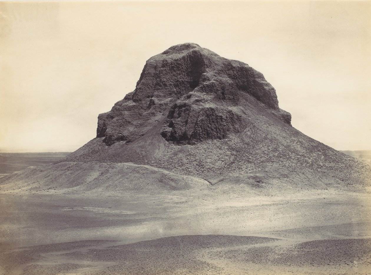 Pyramida v Dahshûr, ca. 1857. od Francis Frith