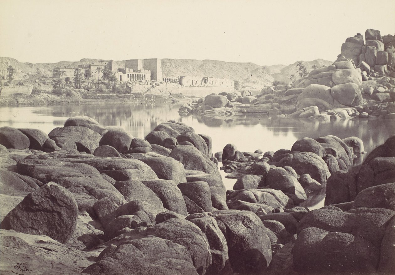 The Approach to Philae, 1857. od Francis Frith