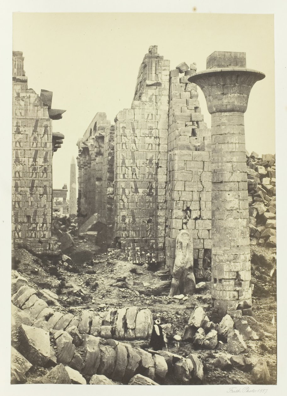 Soud Shishak, 1857. od Francis Frith