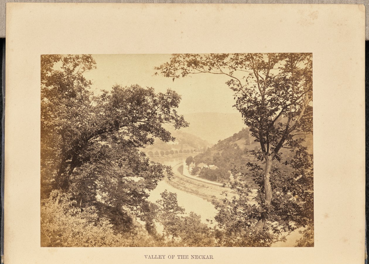 Údolí řeky Neckar od Francis Frith