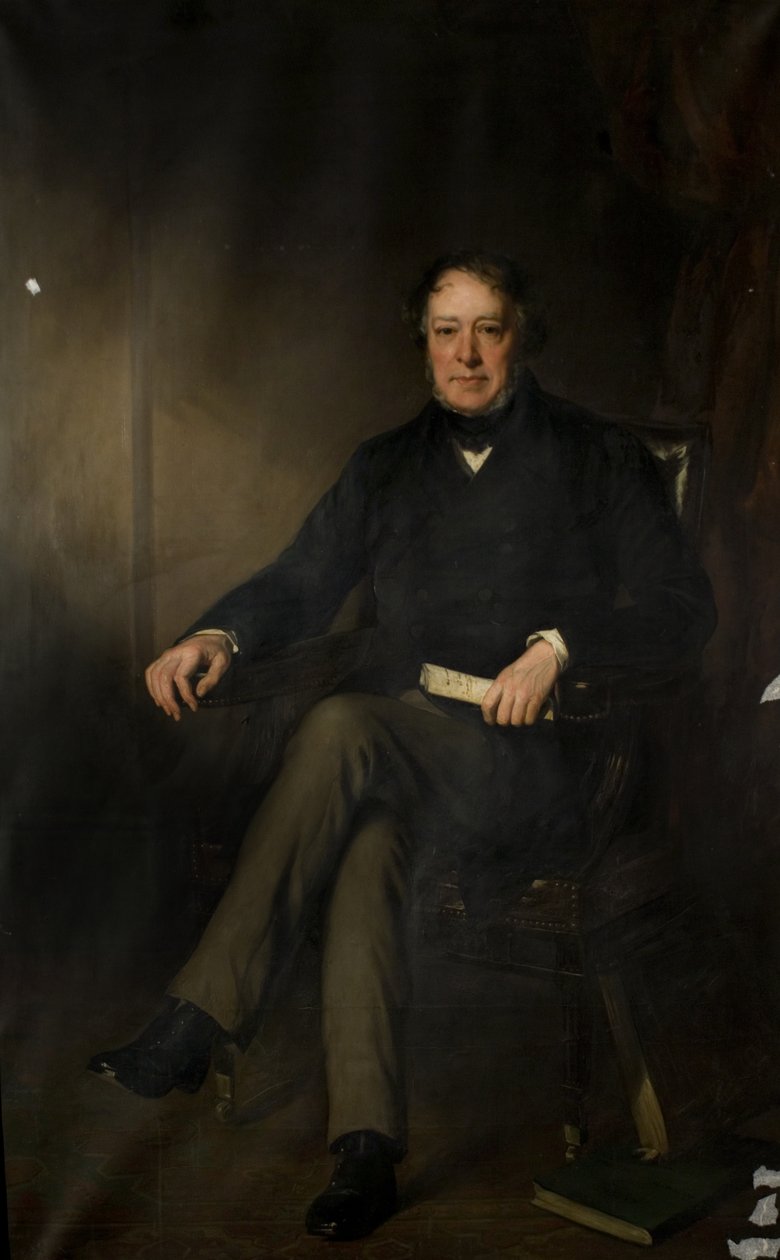 Rt. Honzo Edward Ellice MP, 18541855 od Francis Grant