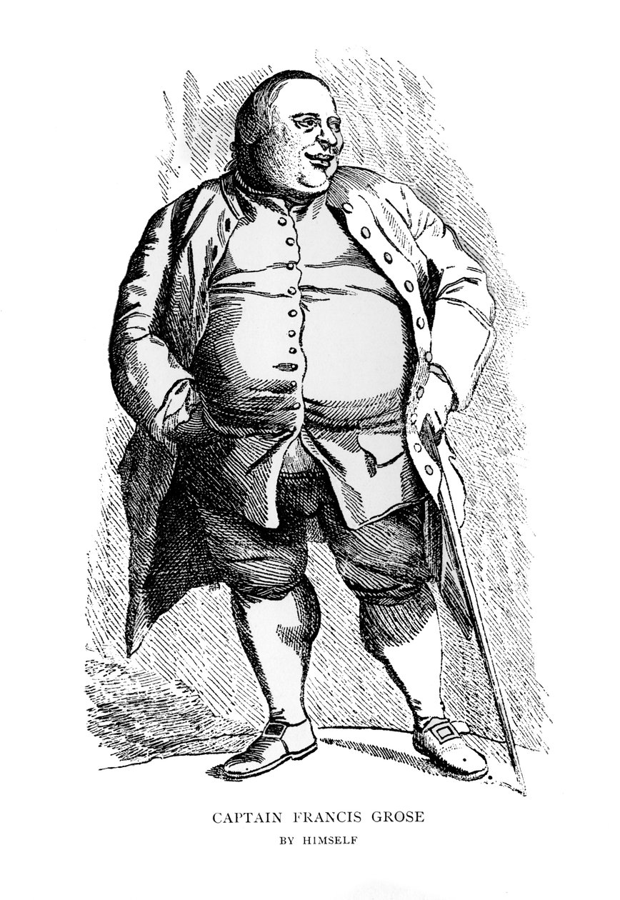 Sám kapitán Francis Grose, 18. století. od Francis Grose