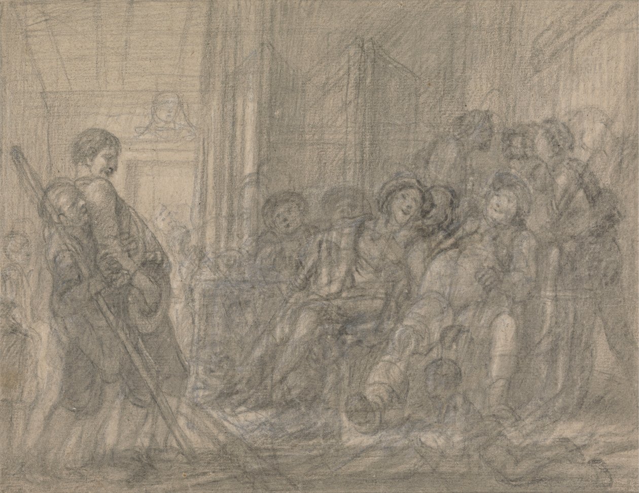 Falstaff kontroluje rekruty od Francis Hayman