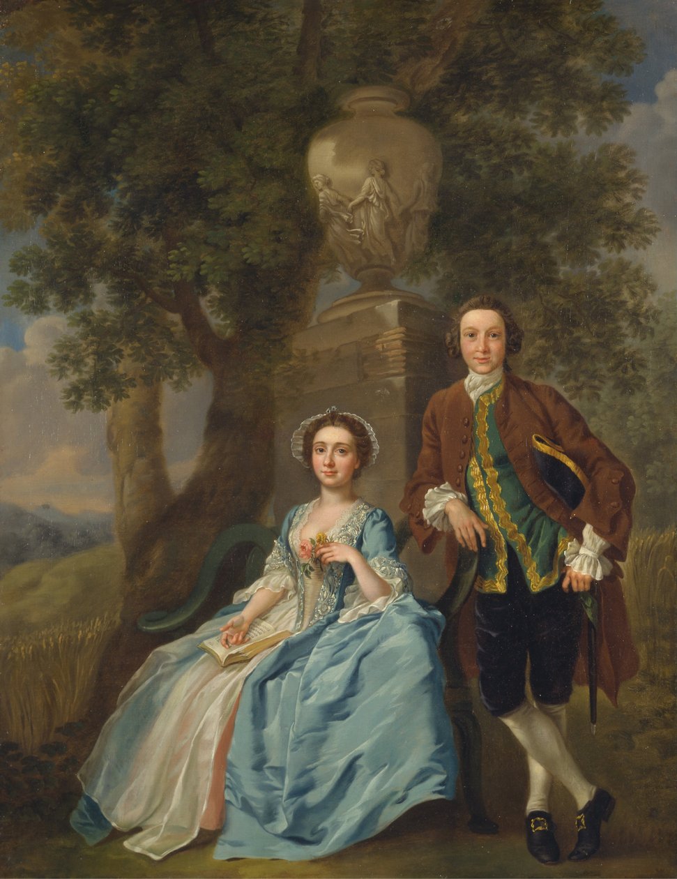 George a Margaret Rogersovi od Francis Hayman