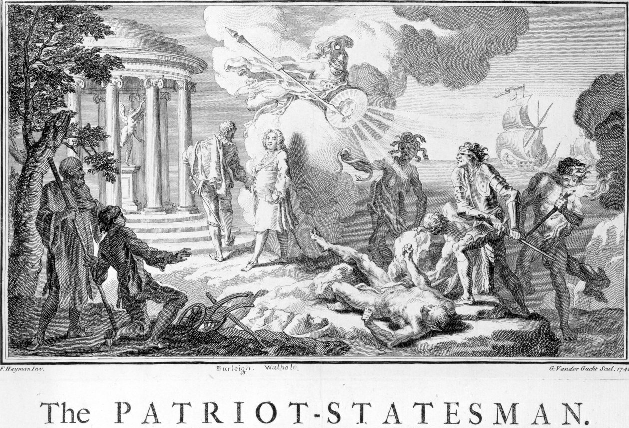 Patriot Statesman, 1740 od Francis Hayman