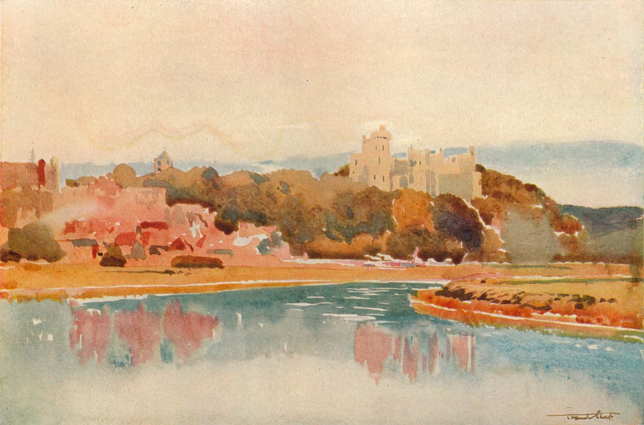 Zámek Arundel, c1877-1924, 1924 od Francis Job Short