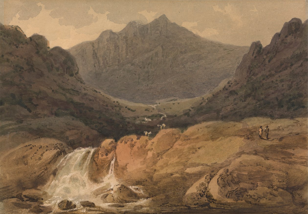 Cader Idris, Severní Wales od Francis Nicholson