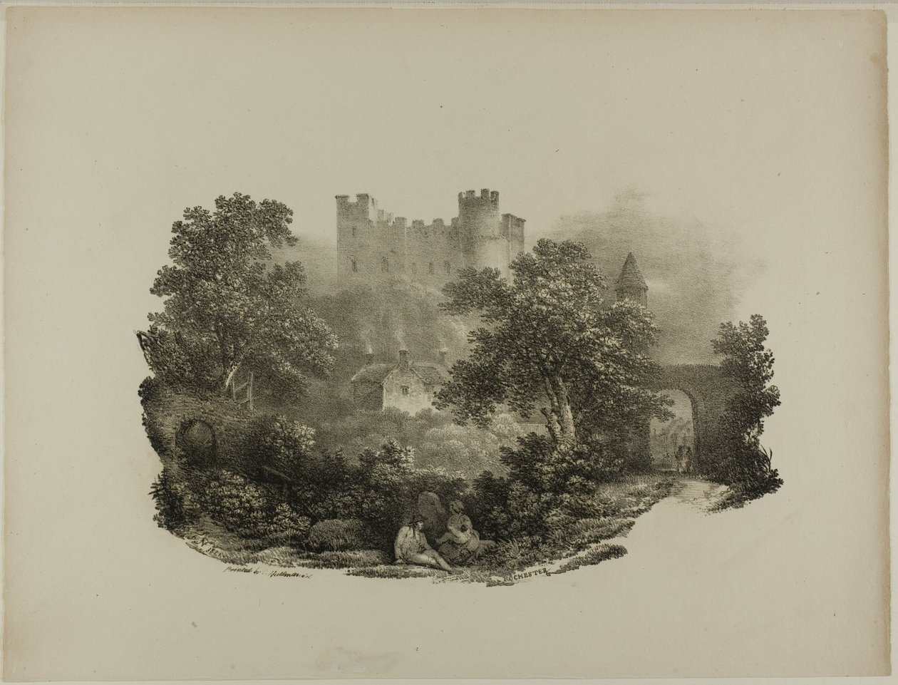 Chester, 1821 od Francis Nicholson