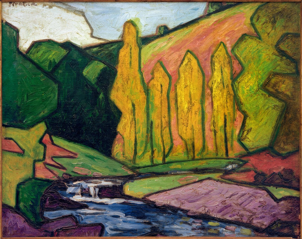 Břehy řeky Creuse od Francis Picabia