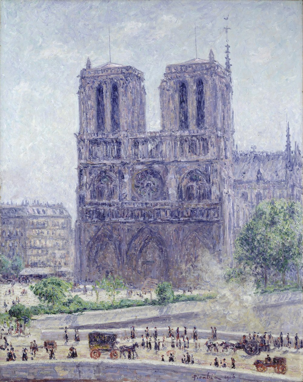 Notre Dame v ranním slunci od Francis Picabia