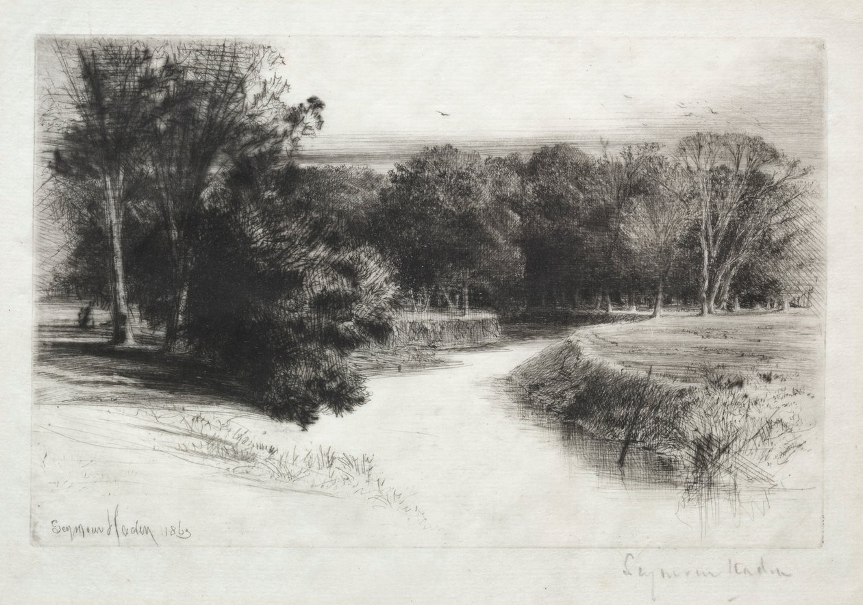 Západ slunce v Irsku, 1863. od Francis Seymour Haden