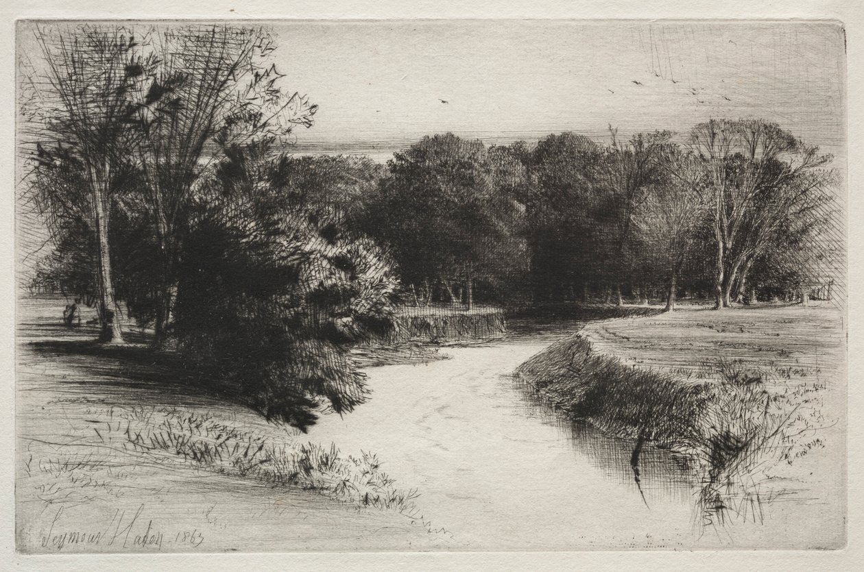 Západ slunce v Irsku, 1863. od Francis Seymour Haden